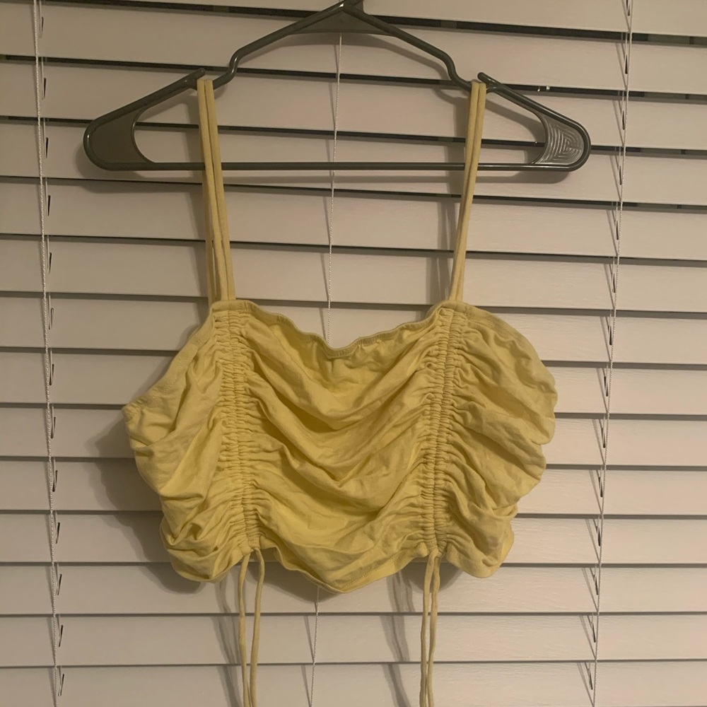 Yellow Wild Fable Crop Top